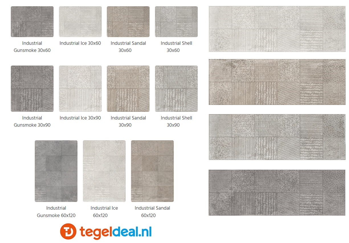 SIL Ceramiche, Industrial SANDAL, 90x90 cm, betonlook tegels