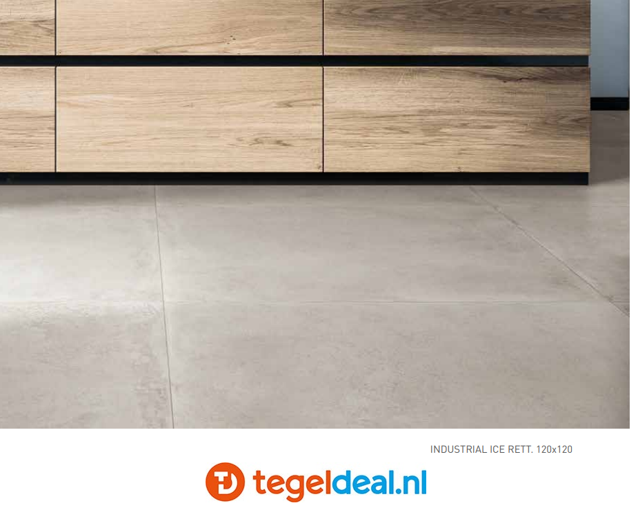 SIL Ceramiche, Industrial ICE, 90x90x2 cm, betonlook terrastegels