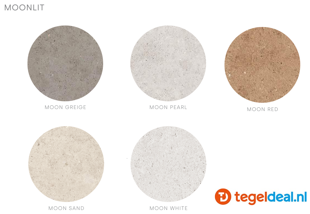 Supergres Moonlit, White, 60x60x2 cm, terrastegels