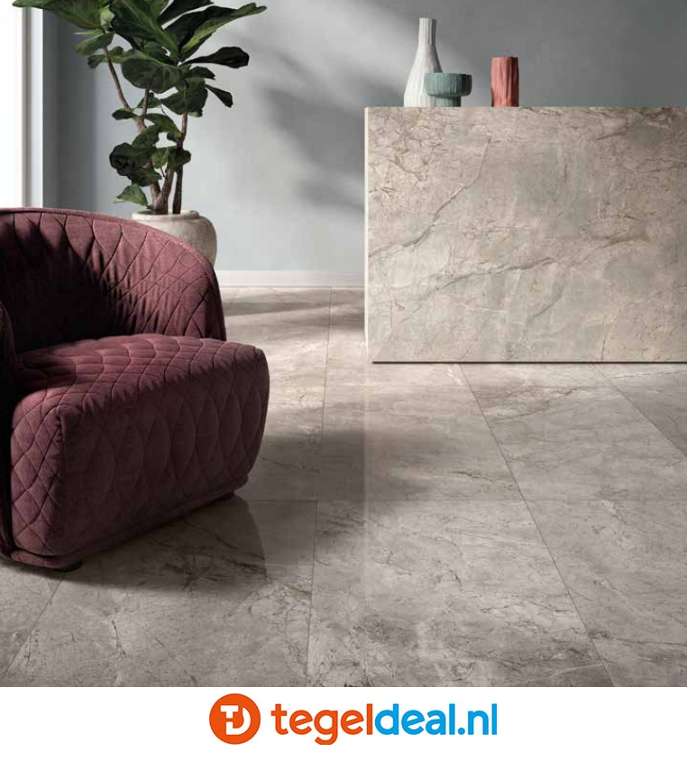 KEOPE Elements Lux, SILVER GREY Natural, 60x60 cm