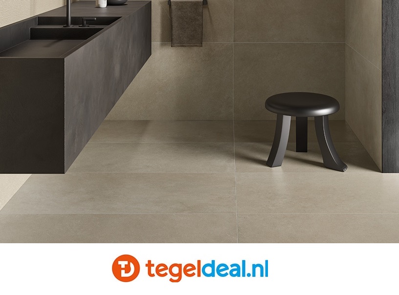 ACTIE - Ermes Aurelia ARIA TAUPE 60x60 cm - OP VOORRAAD 