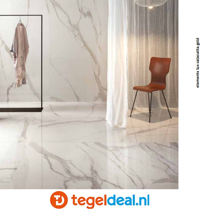 KEOPE Elements Lux, CALACATTA GOLD Natural, 60x120 cm