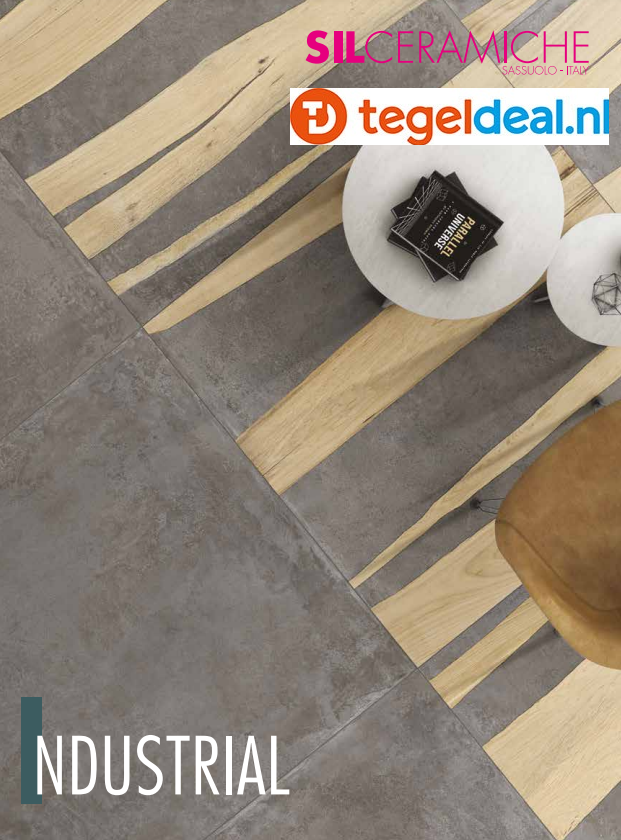 SIL Ceramiche, Industrial SANDAL, 90x90x2 cm, betonlook terrastegels