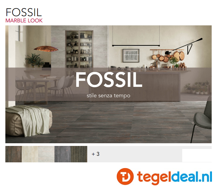 Serenissima Fossil, natuursteenlook tegels