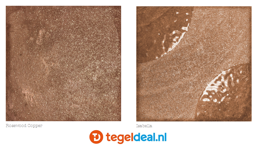 Nanda Tiles, Amantina, 10x10 cm, vloer- en wandtegels