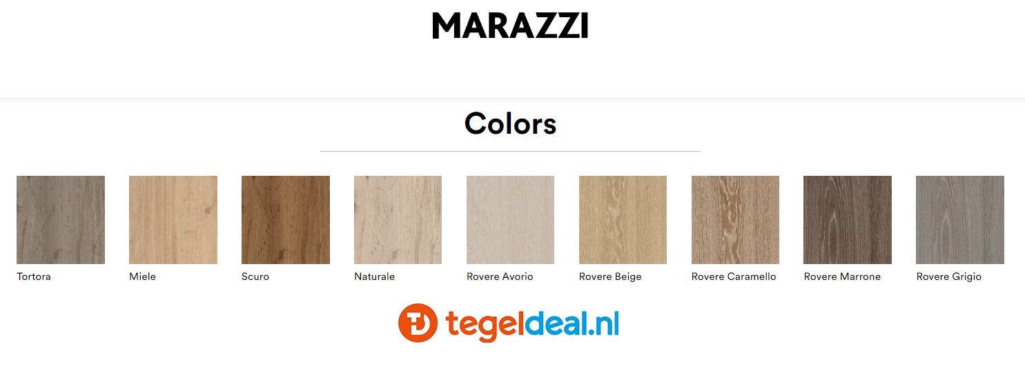 Marazzi Treverkview, 20x120 cm, houtlook tegels - 9 kleuren