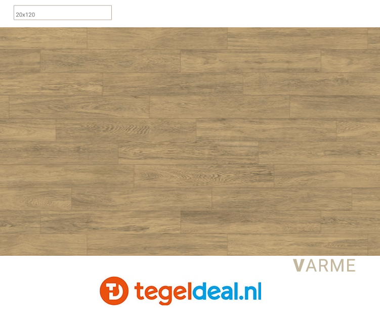 SIL Ceramiche, Hygge Varme, 20x120 cm, houtlook tegels