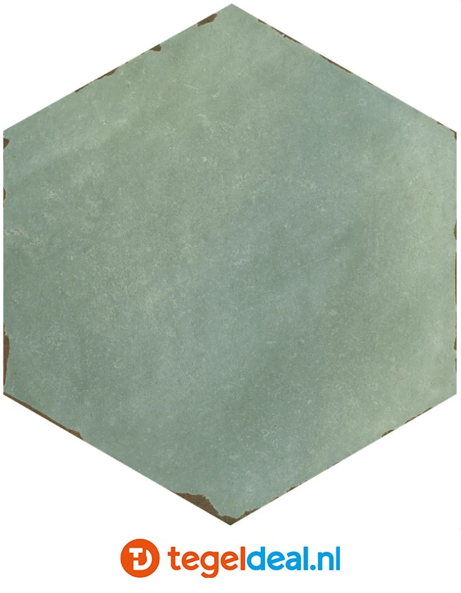 Nanda Tiles, Capri BETTINA BLUE, 14x16 cm, hexagon tegels