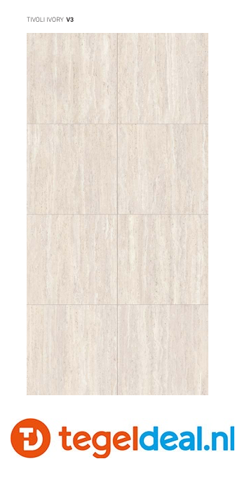 Keope Omnia Tivoli Ivory, 60x120 cm Spazzolato R10