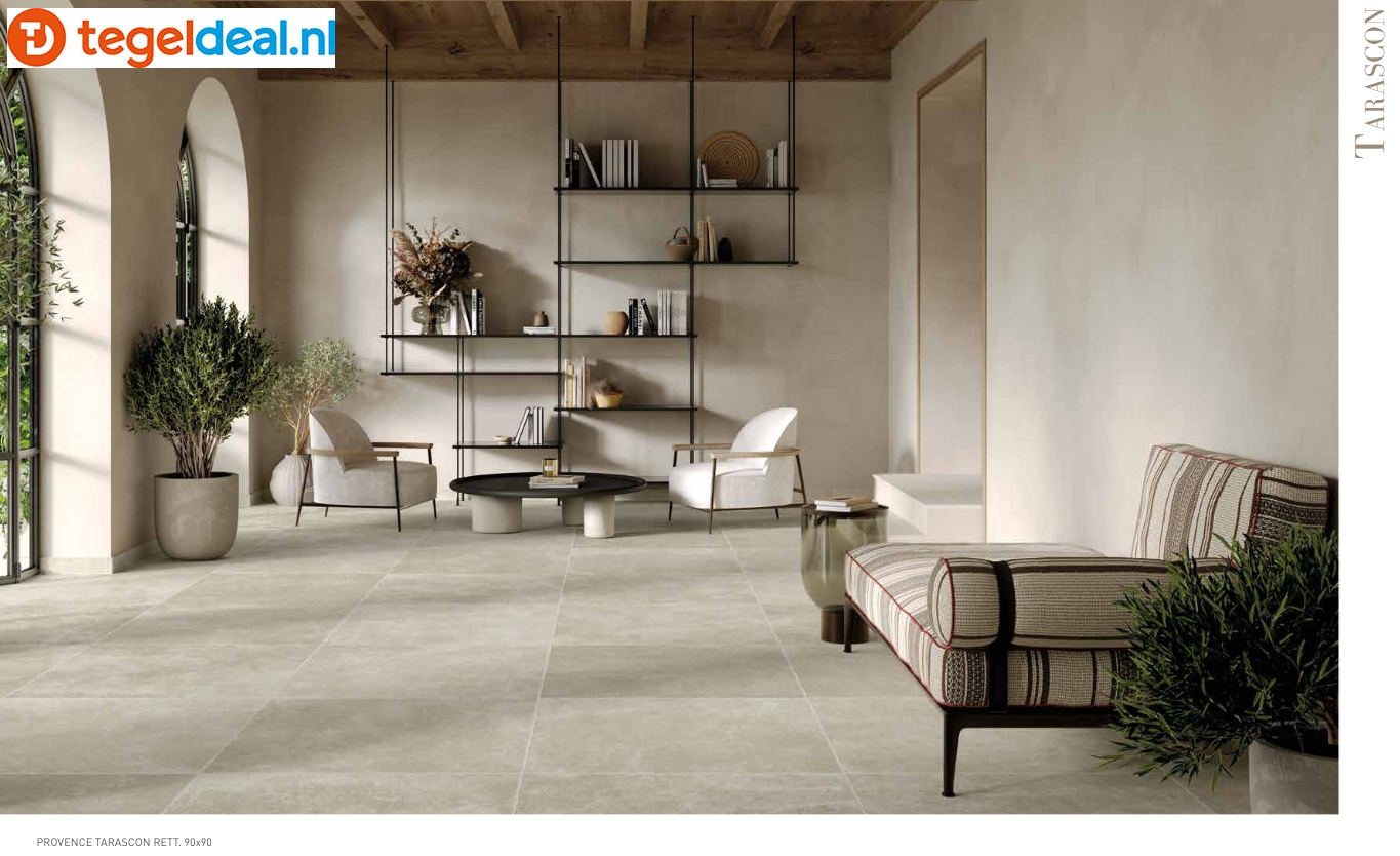 SIL Ceramiche, Provence Tarascon, 60x90x2 cm, natuursteenlook terrastegels