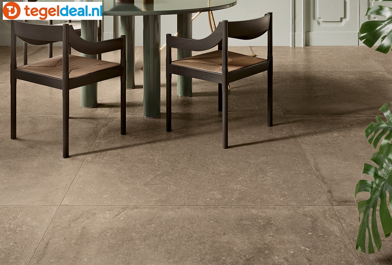 Isla Tiles, Stone Design TAUPE, 100x100 cm, art. 1006543, natuursteenlook tegels   