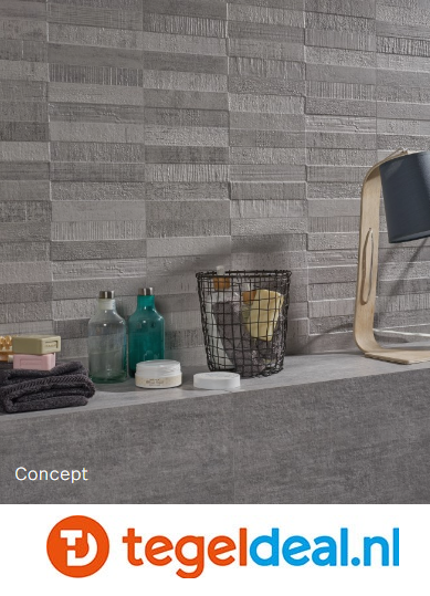 Colorker, Concept, cementlook tegels  