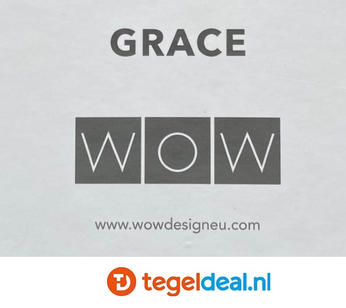 WOW Design, Grace TEAL GLOSS, 7,5x30 cm Oval, wandtegels 