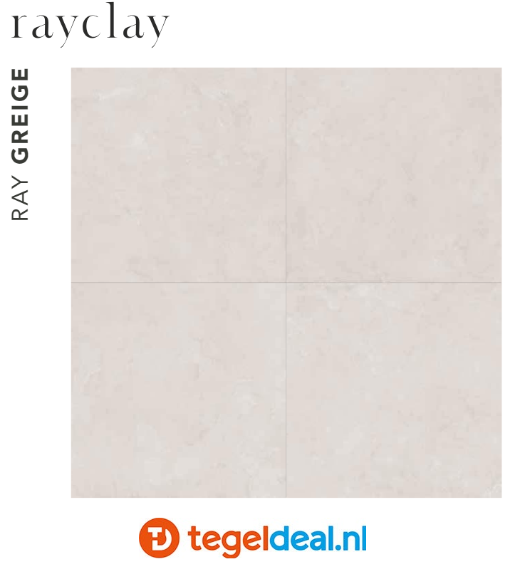 Supergres Rayclay, cementlook tegels 