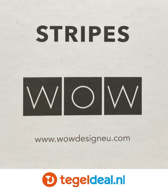 WOW Design, Stripes WHITE MATT - LISO XL 7,5x30 cm 