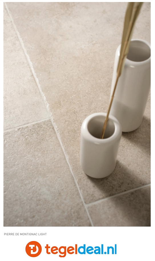 SIL Ceramiche, Pierre De Montignac Light, 7,5x30 cm Tumbled, natuursteenlook tegels