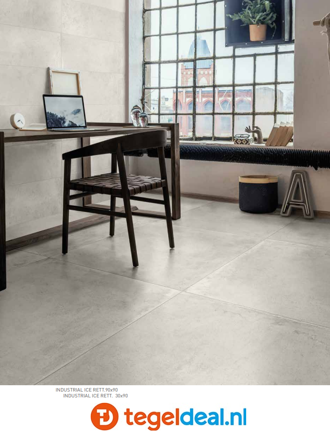 SIL Ceramiche, Industrial ICE, 30x60 cm, betonlook tegels