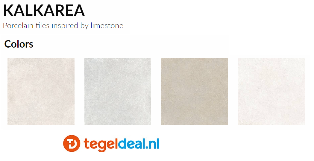 Supergres Kalkarea IVORY, 60x60x2 cm, terrastegels