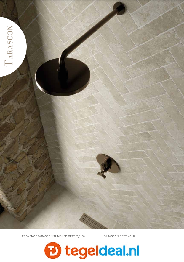 SIL Ceramiche, Provence Tarascon, 30x60 cm, natuursteenlook tegels