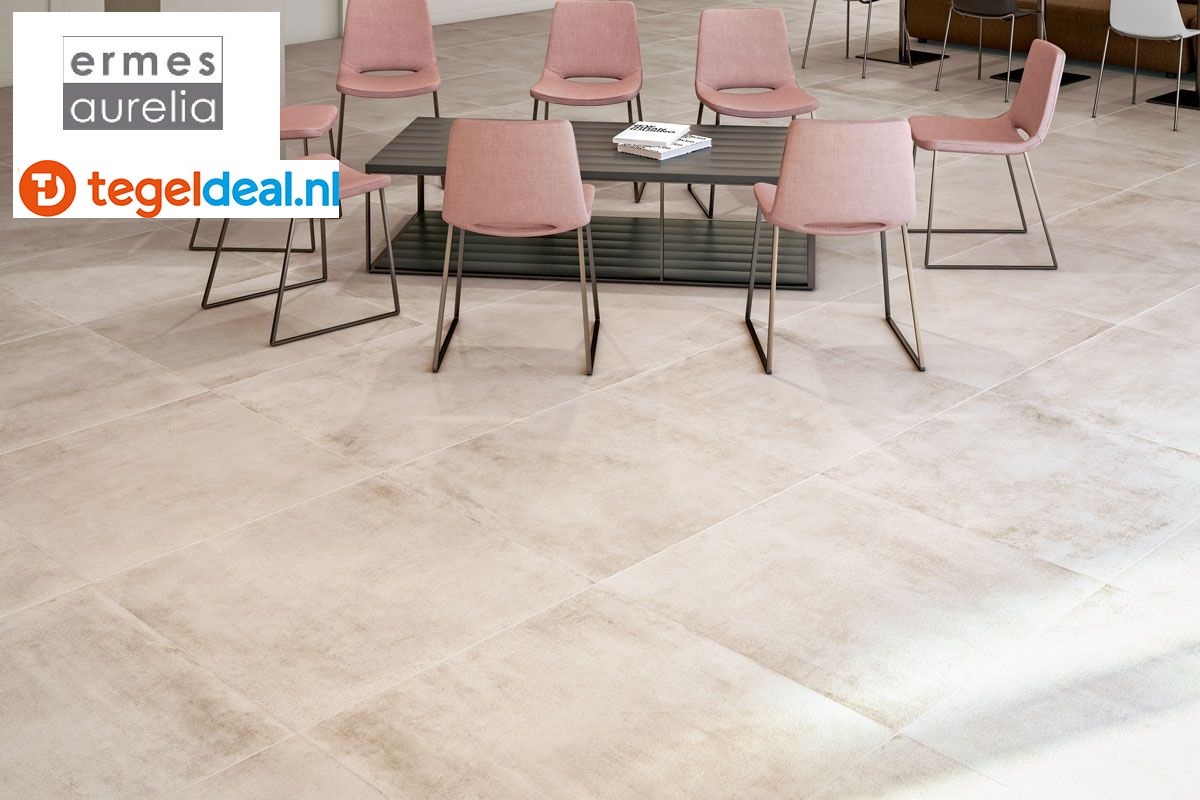 Ermes Aurelia, Domino Sabbia, 30x60 cm, cementlook tegels