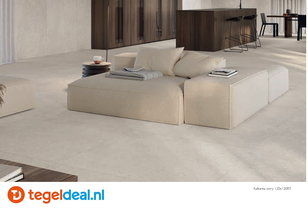 Supergres Kalkarea IVORY, 60x60x2 cm, terrastegels