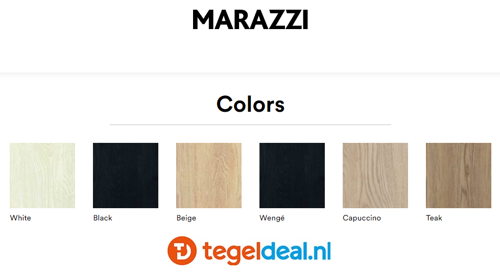Marazzi Treverk, houtlook tegels - 5 kleuren - 3 formaten