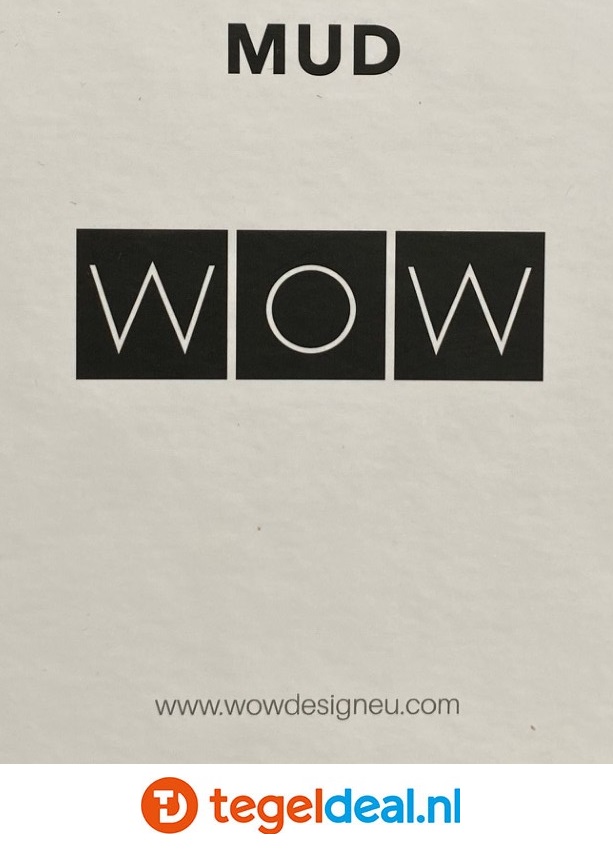 WOW Design, Mud PURE WHITE, 14x14 cm 