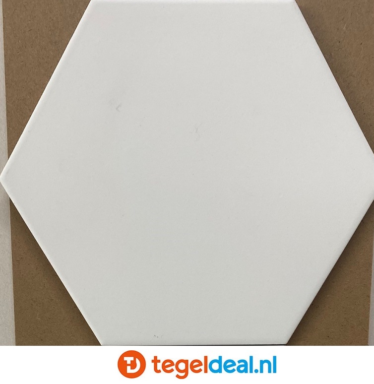 Equipe, Coimbra WHITE, hexagon tegels, 17,5x20 cm, art. 30631 