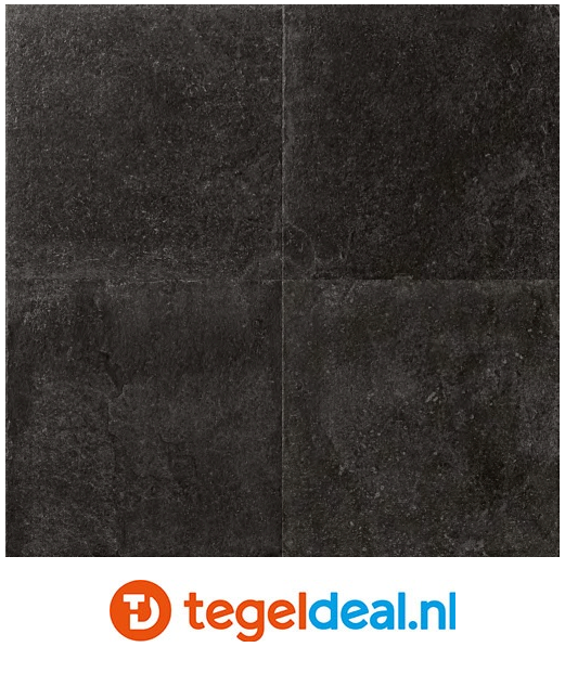 Isla Tiles, I-Stone DARK, 80x80x2 cm, art. 1006495, natuursteenlook terrastegels  