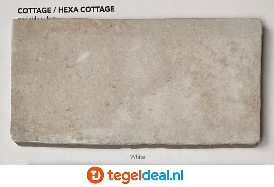 WOW Design, Cottage SAND, 7x14 cm, terracottalook tegels