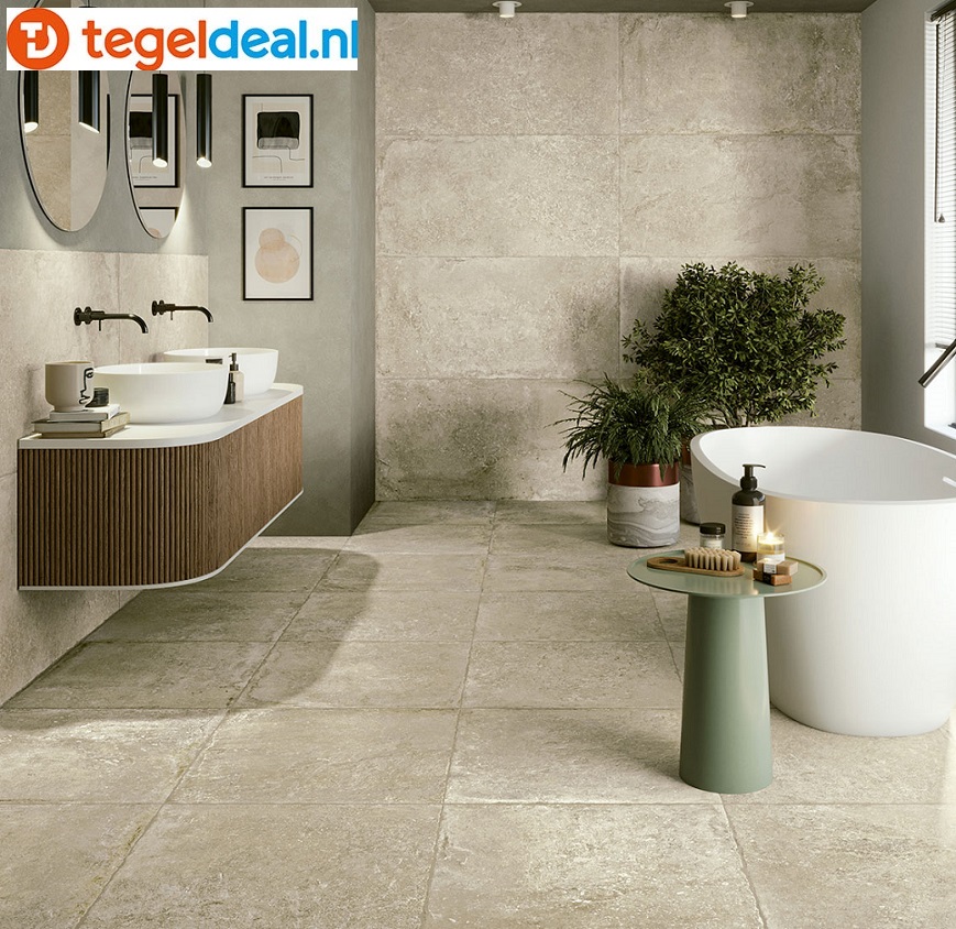 Isla Tiles, I-Stone BEIGE, 60x120 cm, art. 1006518, natuursteenlook tegels  