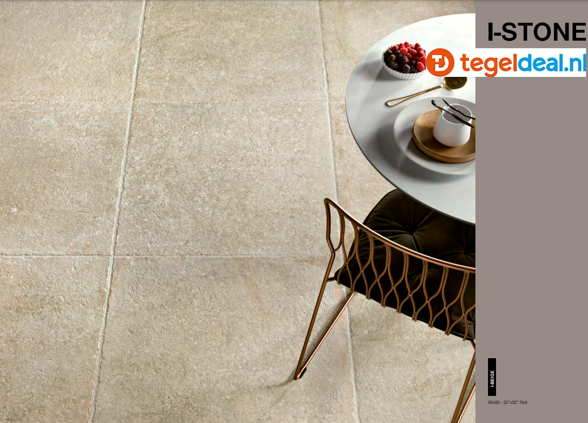 Isla Tiles, I-Stone BEIGE, 60x120 cm, art. 1006518, natuursteenlook tegels  