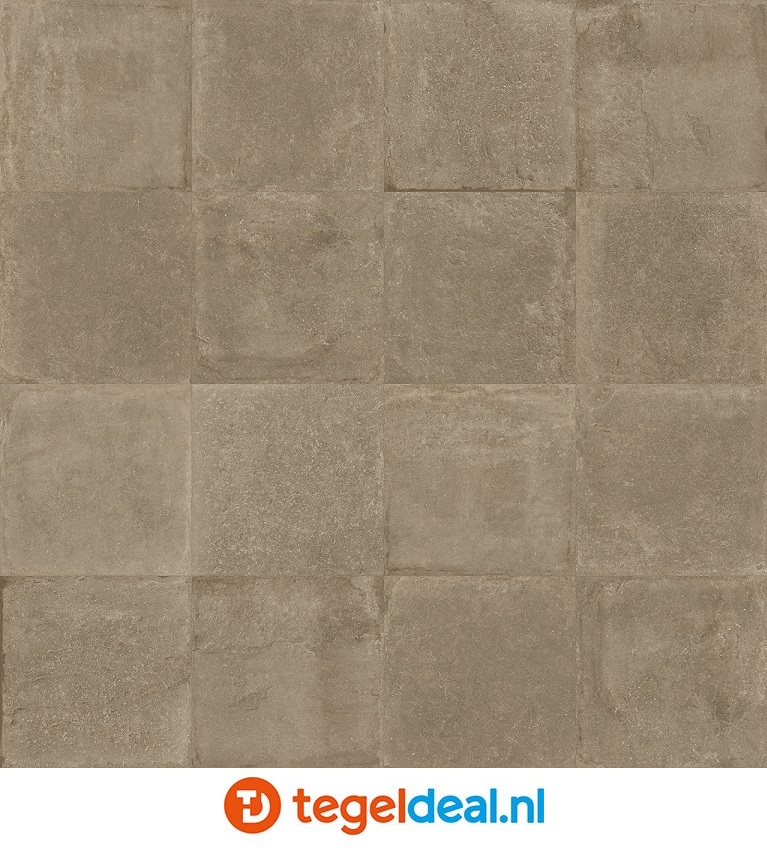 Isla Tiles, Stone Design TAUPE, 100x100 cm, art. 1006543, natuursteenlook tegels   