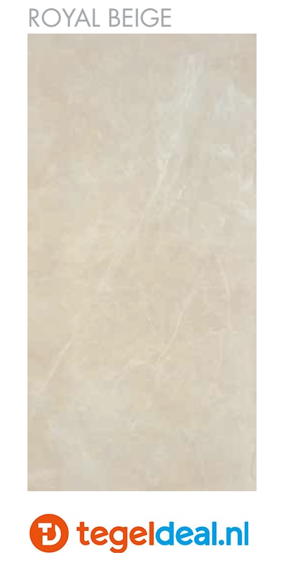 Supergres Purity of Marble, Royal Beige Matt, 60x120 cm, marmerlook tegels