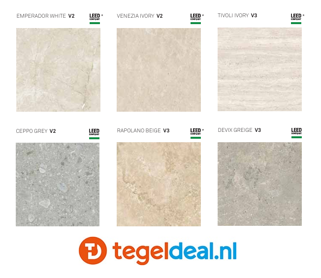 KEOPE Omnia Tivoli Ivory, 60x120x2 cm, terrastegels