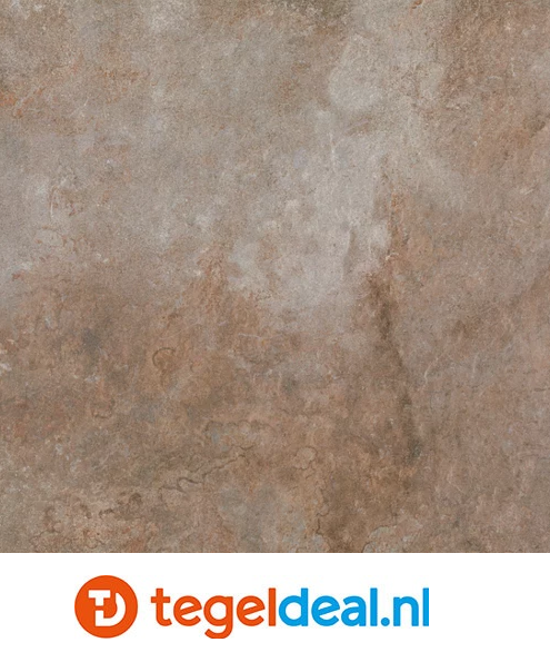 Terrastegels Burlington Rust, 60x60x2 cm, OP VOORRAAD