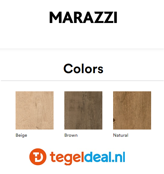 Marazzi Treverkdear, verouderde houtlook tegels - 3 kleuren - 3 formaten