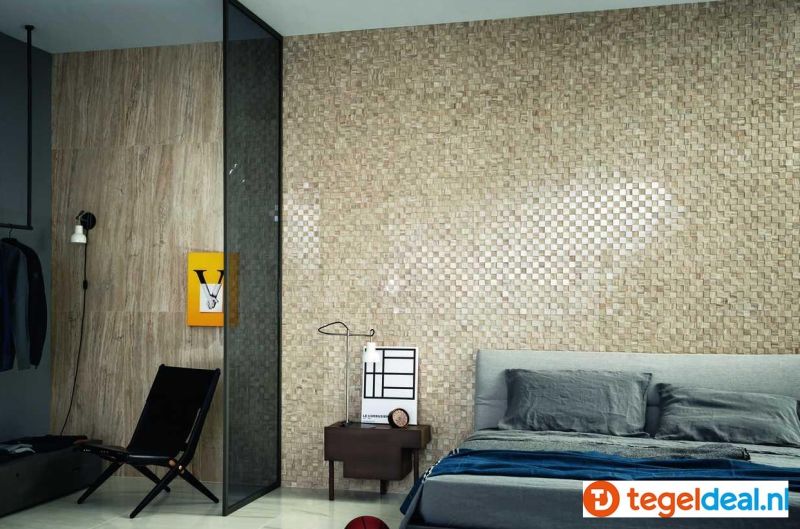 Marmerlook Vloertegels Marazzi Allmarble Travertino Lux Mmju X Cm De Serie Allmarble Is